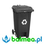 Pojemnik 240 l na odpady otwierany przyciskiem pedałowym