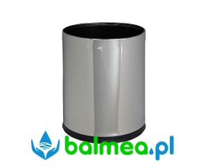 Kosz otwarty 10 l ze stali nierdzewnej polerowanej