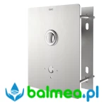 Bateria umywalkowa F3S samozamykająca do montażu od strony pomieszczenia technicznego