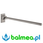 Poręcz uchylna dla osób niepełnosprawnych 850 mm antracyt
