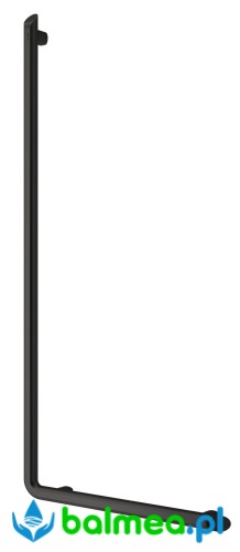 Poręcz w kształcie litery L z aluminium epoksyd matowa czerń.jpg