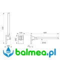 Poręcz uchylna epoksyd matowa biel - rysunek techniczny.jpg