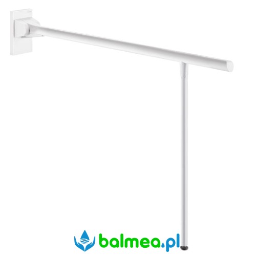 Poręcz uchylna prosta z podporą matowa biel.jpg