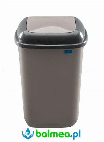 kosz plastikowy z pokrywą 28L kolor moka.jpg