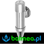 Przyciskowy, natynkowy zawór spłukujący AQUAREX do WC Franke