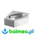 Umywalka narożna ze stali nierdzewnej Anima.webp