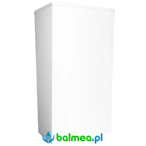 Kosz wiszący 30 litrów biały stalowy.webp