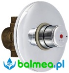 Samozamykająca bateria do natrysku podtynkowego