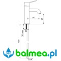 Jednouchwytowa bateria umywalkowa - rysunek techniczny.jpg