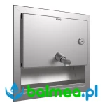 Podtynkowy dozownik mydła w płynie RODAN stal nierdzewna