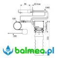 Elektroniczny ścienny dozownik mydła w płynie BINOPTIC rysunek.jpg