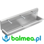 Moduł umywalkowy z trzema bateriami elektronicznymi