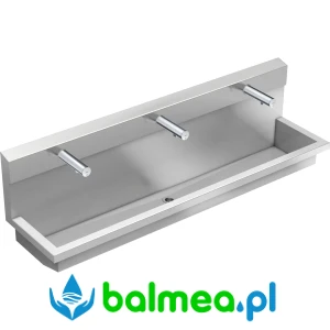 Moduł umywalkowy z trzema bateriami elektronicznymi