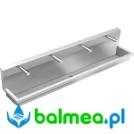 Moduł umywalkowy z czterema bateriami elektronicznymi  