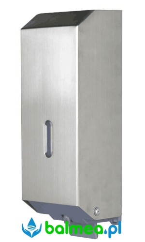 Dozownik mydła w pianie stal nierdzewna matowa 1 litr.jpg