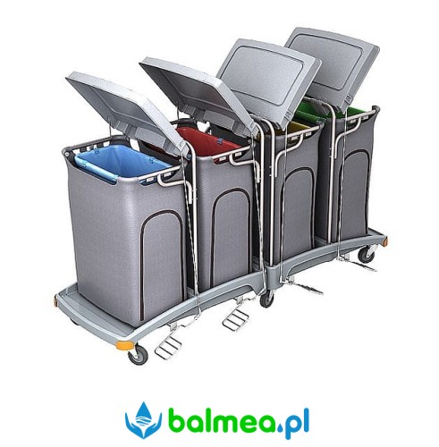 Wózek na odpady Splast TSOP-0016 czteroworkowy  z tworzywa sztucznego z pedałem.jpg