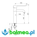Bateria jednouchwytowa mechaniczna z uchwytem HIGIENA - rysunek techniczny.jpg