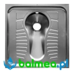 Miska ustępowa turecka ze stali nierdzewnej