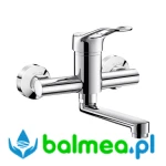 Ścienna bateria termostatyczna z regulatorem ciśnienia