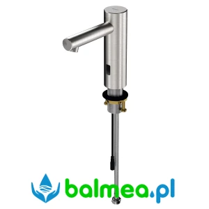 Bezdotykowa bateria stojąca F7E ze stali szczotkowanej