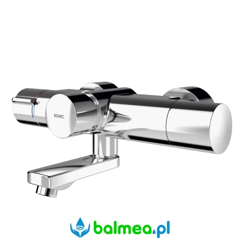 Termostatyczna czasowa bateria ścienna z podzespołem higienicznym.webp