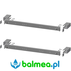 Trawersa mocująca o wymiarach 25 x 34 x 498 mm