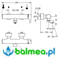 Jednouchwytowa termostatyczna bateria ścienna - rysunek 135 mm.jpg