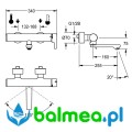 Jednouchwytowa termostatyczna bateria ścienna - rysunek 255 mm.jpg
