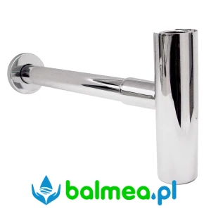 Syfon wykonany z mosiądzu chromowanego