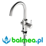 Stalowa hybrydowa bateria kuchenna do zasobnika wody