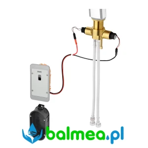 Podzespół higieniczny do montażu podtynkowego do jednouchwytowej baterii