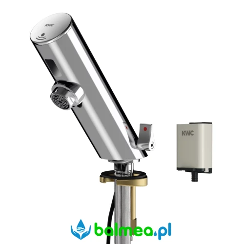 bezdotykowa bateria umywalkowa z mieszaczem i zasilaniem bateryjnym.webp