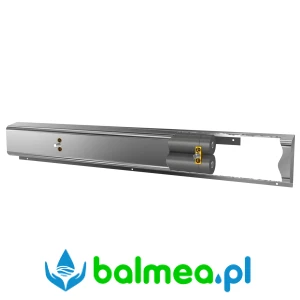 Stalowy zestaw armaturowy do montażu ściennego