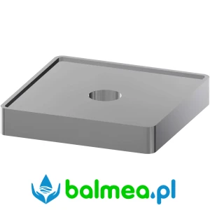 Adapter montażowy wykonany z polerowanego mosiądzu 