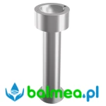 Stalowe stojące źródełko wody pitnej o wymiarach 325 x 900 x 325 mm