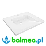 Umywalka z kompozytu mineralnego dla osób niepełnosprawnych 60cm