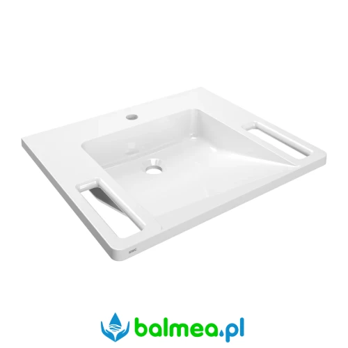 EXOS. Umywalka pojedyncza do łazienek bez barier.webp