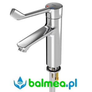 F4LT-Med termostatyczna, jednouchwytowa bateria umywalkowa z metalu