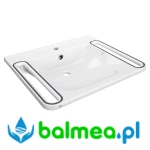 MEDCARE Umywalka pojedyncza do łazienek bez barier o wymiarach 650 x 150 x 550 mm