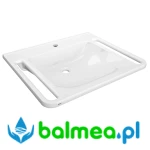MEDCARE Umywalka pojedyncza do łazienek bez barier o wymiarach 650 x 150 x 550 mm