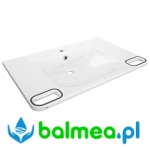 Umywalka pojedyncza do łazienek bez barier o wymiarach 850 x 150 x 550 mm
