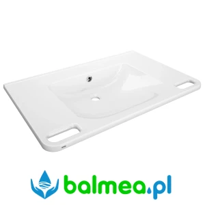 MEDCARE Umywalka pojedyncza do łazienek bez barier o wymiarach 850 x 150 x 550 mm