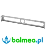 Stalowy uchwyt do montażu o wymiarach 444 x 60 x 30 mm