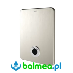 Stalowa przelotowa podtynkowa bateria elektroniczna o wymiarach 190 × 245 mm