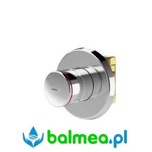 Przelotowa podtynkowa bateria samozamykająca bez mieszacza wykonana z mosiądzu polerowanego DN 20