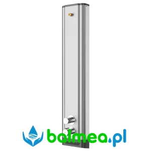 Panel natryskowy ze stali szlachetnej o wymiarach 235 × 1160 × 90 mm