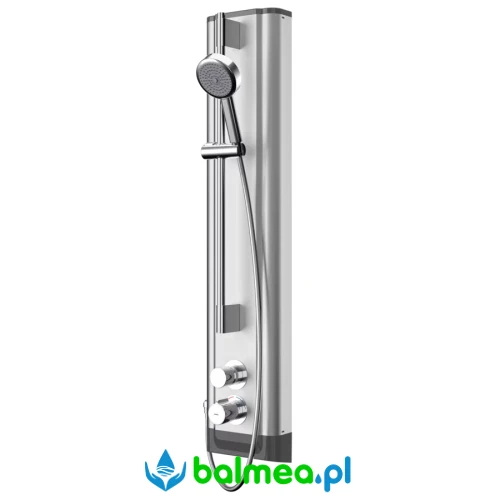 Panel natryskowy ze stali szlachetnej ze słuchawką natryskową.webp