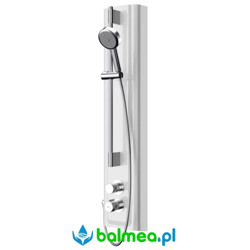 Panel natryskowy z tworzywa mineralnego MIRANIT ze słuchawką natryskową.webp