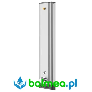 Panel natryskowy ze stali szlachetnej o wymiarach 235 × 1160 × 90 mm