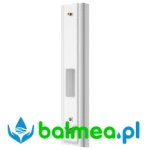 Panel natryskowy z tworzywa mineralnego MIRANIT z półką na żel pod prysznic o wymiarach 235 × 1160 × 100 mm